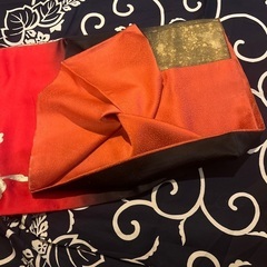 中古品　赤振袖の画像