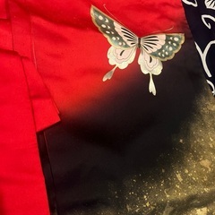 中古品　赤振袖の画像