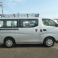 H.24(2012)年 日産 NV350キャラバン 1.25tロングバン3人AT シルバー 走行113,000km   キーレス　ETC　ルーフラック荷重50㎏　Rエアバック　ABS　エアコン　パワステ　パワーウィンドウ　集中ドアロック　車検7年7月　　17175の画像