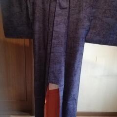結城紬　正絹袷着物