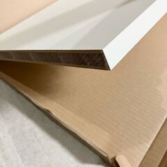 棚板　南海プライウッド アートランバー O15-16-LW　 シェルホワイト 棚板 長さ：1810mm 　DIYの画像