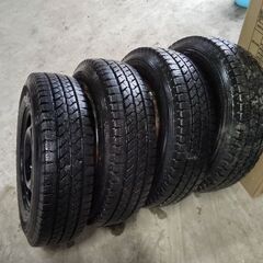 ❰値下げしました❱BS BLIZZAK 165R13-6pr 鉄...