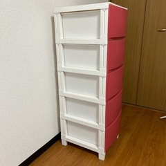5段衣装ケースの画像