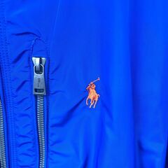 【A535】ナイロンパーカー Ralph Lauren ブルー サイズMの画像