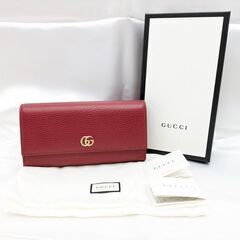 【GUCCI】456116  GGマーモント コンチネンタルウォ...