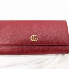 【GUCCI】456116  GGマーモント コンチネンタルウォレット☆Ａ品☆質屋 ユニオン本通店 グッチの画像