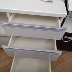 ☆ジモティ割あり☆ パモウナ 食器棚 ホワイト H200×D50×W90