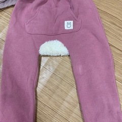 ９０センチ　プティマイン　上着　裏起毛　ズボン　の画像