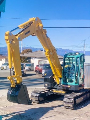 ヤンマー　ミニユンボ　B7-5A  油圧ショベル　マルチ付き　倍速付き　エアコン　鉄キャタゴムパッド　取扱説明書付　7tクラス　全国陸