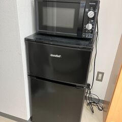 冷蔵庫・電子レンジ(アイリスオーヤマ)セット