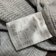 【しまむら】ワッペン付きワッフルロンT【120】の画像