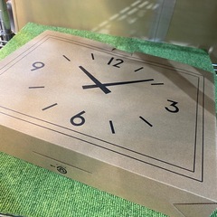 8058 !未使用品! お買得! 無印良品 駅の時計 置時計 時...