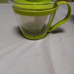 レンジのポット　茶器　茶こし付の画像