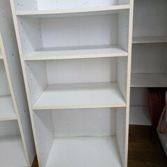 白のカラーボックス（C:上棚板なし）
