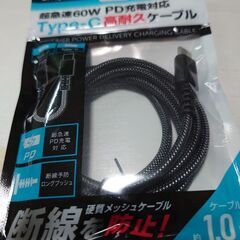 充電ケーブル　タイプC　開封済の画像