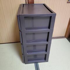 【予定者有】衣装ケース 4段   ブラウンの画像