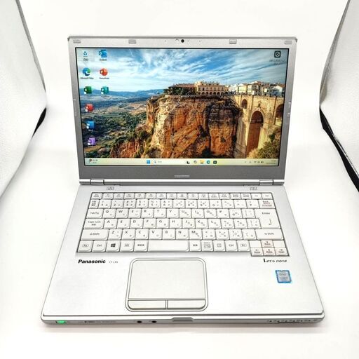 軽量 バッテリー◎ フルHD 14 パナソニック レッツノート ノートPC Let's note CF-LX6 Core i5-7300U windows11 pro 8GB SSD256GB  カメラあり オフィス (B589)