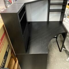 ★来店限定★　IKEA　コーナーデスク　ダークブラウン