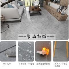 大理石調 フロアタイル 大判60ｘ60cm厚手1.8mmの画像