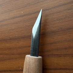 変形彫刻刀 諸刃 6mm　版画　彫刻刀の画像