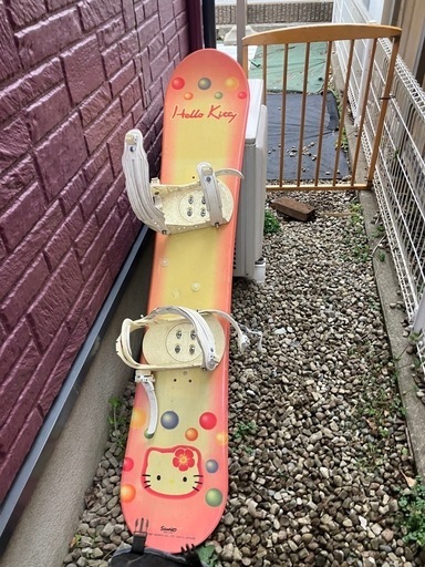 Hello Kitty スノーボード ピンク 140cm Hello Kitty Snowboard 140cm