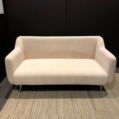 【展示品・未使用品】 2人掛けソファ コーデュロイ調ソファ ※ ...