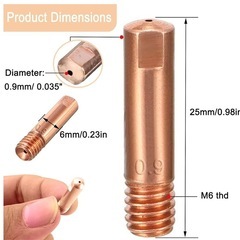 未使用品　 溶接コンタクトチップ　0.9　3個の画像