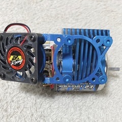 ラジドリ　モーターヒートシンク　ブルー