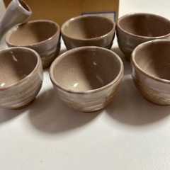 萩焼　湯呑みセットの画像