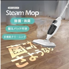 スチームクリーナー 高温スチームモップ スチーム掃除機 13点セット 1台多役の画像