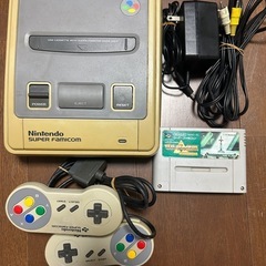 任天堂スーファミ本体 コントローラー・アダプター・AVケーブル+...