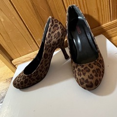ヒョウ柄 パンプス Sサイズ