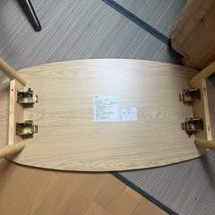 ニトリ折りたたみテーブル（ナチュラル）の画像