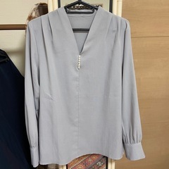 卒業式、入学式にパール付きブラウス