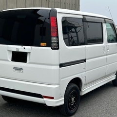 【岡山】個人 honda ホンダ バモス AT オートマ 車検令和8年9月 後期 仕様 LED カスタム デイトナ キャンプの画像