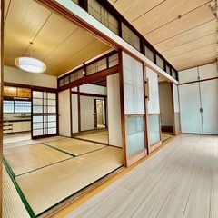 商談中🔶戸建てリノベ済🔶庭/物置小屋付き人気賃貸🔶単身ご夫婦ご家族社宅にも最適🅿️3台🐕️ペット可🏡DIY可🏠 4SDK 一軒家　荒尾市　エアコン、庭、小屋付き - 賃貸（マンション/一戸建て）