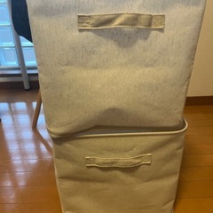 【受け渡し予定者確定済み】無印 ポリエステル麻 ソフトボックス ...