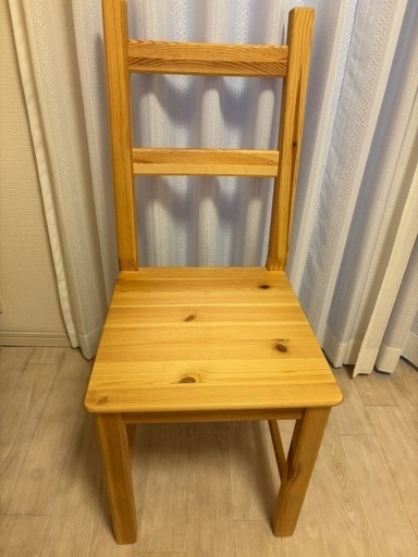 IKEA　パイン材　チェア