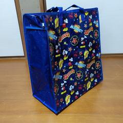 ミッキー　大きいサステナブルバック　とにかくマチが広くて沢山入ります