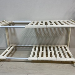 ★無料★シンク下収納 伸縮ラック