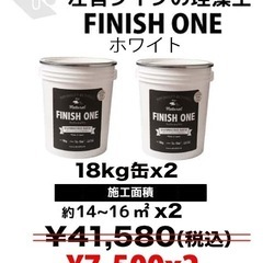 珪藻くん　FINISH ONE ホワイト   1〜2個