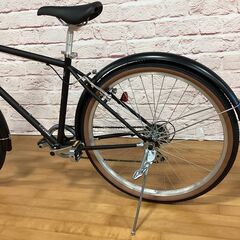 【大人用/アウトレット品】新車整備済 ファットバイク風（キズあり）自転車 27.5インチ 新古自転車 黒色<自転車のオオムラ 静岡店>の画像
