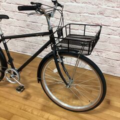 【大人用/アウトレット品】新車整備済 ファットバイク風（キズあり）自転車 27.5インチ 新古自転車 黒色<自転車のオオムラ 静岡店>の画像