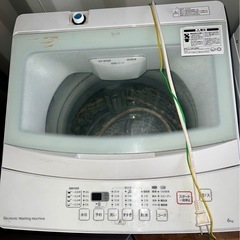 (運搬費込)/6キロ/2019年製大きめ洗濯機
