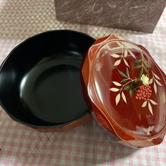 高級菓子入れ、台セットの画像