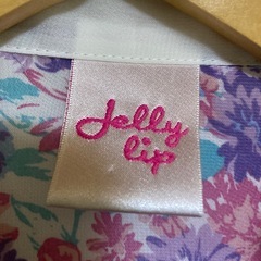 Jelly lip フローラルプリント長袖シャツの画像