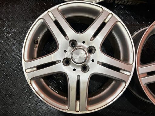 DUFACT DF5 デュファクト 社外ホイール 15インチ 4本 6J4HPCD100+53 フィット シャトル等　(VHA486)