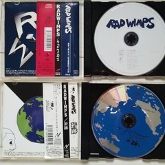 《中古CD》RADWIMPS ◆ シングル１枚 アルバム3枚 ◆ ラッドウィンプスの画像