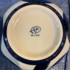 【引き取り限定】中古品　小どんぶり　唐草模様　3個セットの画像