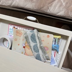 【値下げ•美品】日本製インテリア天然木製デスクの画像